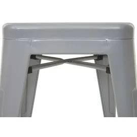 Mendler 4er-Set Barhocker  ~ grau