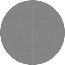 vidaXL Pool-Bodentuch Hellgrau Ø244 cm