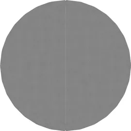 vidaXL Pool-Bodentuch Hellgrau Ø244 cm