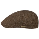 Stetson Flat Cap Flatcap Schirmmütze Mütze Gatsbymütze Wollcap Herren - Wintercap mit Schirm, Futter Winter Herbst-Winter - S (54-55 cm)