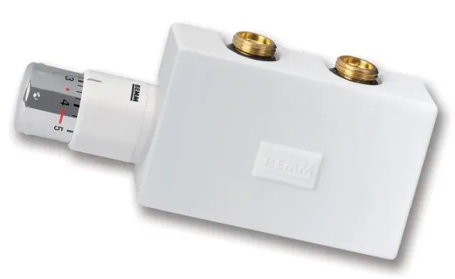 BEMM M-Ventil Purline Durchgangsform mit Thermostat Puro - chrom