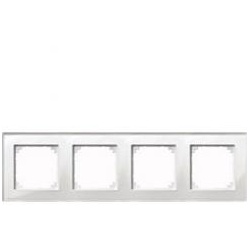 M-Plan Echtglasrahmen, 4fach (Brillantweiß)
