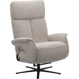 sit&more TV-Sessel Triple Seven Xtra large Polyester 86 x 111 x 86 cm grau mit Kopfteil- & Drehfunktion