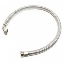 Wiltec Stahlflex Wasserschlauch 0,6 m DN25 32,89 mm