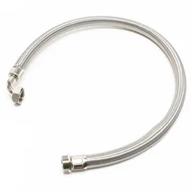 Wiltec Stahlflex Wasserschlauch 0,6 m DN25 32,89 mm