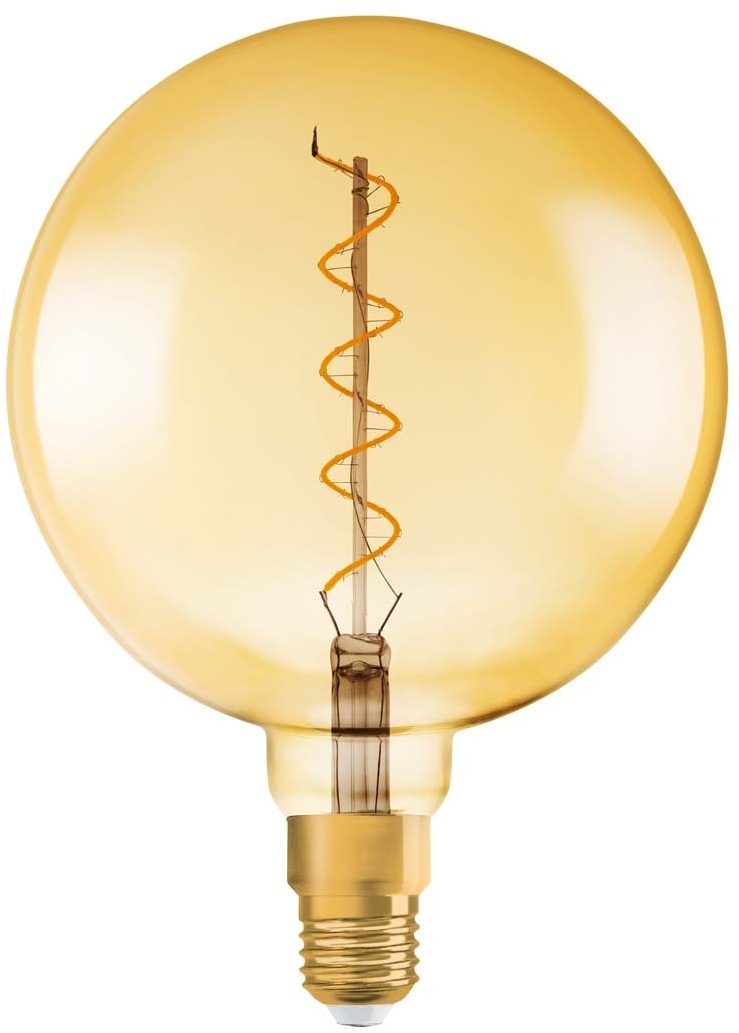 Osram LED Vintage 1906 Lampe, Sockel: E27, Warm White, 2000 K, 5 W, Ersatz für 28-W-Glühbirne