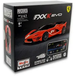 Maisto Tech 82650 - Ferngesteuertes Auto - Ferrari FXX K EVO (11cm, Maßstab 1:41)