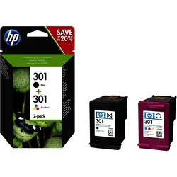 HP 301 N9J72AE Original Druckerpatronen 2er-Pack Kompatibilität: HP Deskjet 2000er Serie
