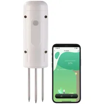 Luminea Home Control Smarter,ZigBee-Boden-Feuchtigkeits-&Temperatursensor & Zigbee Gateway