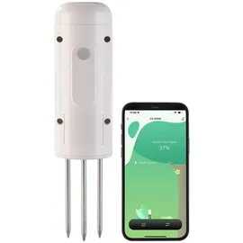 Luminea Home Control Smarter,ZigBee-Boden-Feuchtigkeits-&Temperatursensor & Zigbee Gateway