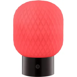 Brilliant LED Tischleuchte "Sarastro", weiß, schwarz, 1, Ø 13cm H: 20cm, 1 Stk., Leuchten, Akku Leuchte, 280 lm, 2700 K, RGB, dimmbar, Wireless Charging, LED Tischleuchte