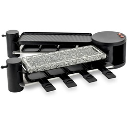 H.Koenig RP360 Raclette / 8 Personen / 4 Funktionen / 360° Drehgelenk / klappbar / 1200 W