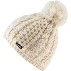 Eisbär Afra Pompon Bommelmütze Damen in white, Größe Einheitsgröße - weiß