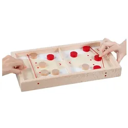 Goki Super Puck Brettspiel, 2 in 1