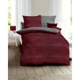 KAEPPEL Ikat Rot 155 x 220 cm + 2 x 80 x 80 cm