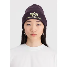 Alpha Industries 3d Mütze Plum One Size