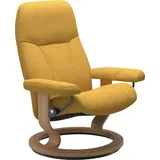 Stressless Stressless® Relaxsessel »Consul«, mit Classic Base, Größe L, Gestell Eiche, gelb