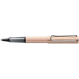 Lamy AL-star Tintenroller 350 – Praktischer Rollpen aus Aluminium in der Farbe Cosmic eloxiert mit transparentem Griffstück – Mit Tintenroller-Mine M 63 schwarz – Strichbreite M 1 Stück (1er Pack)