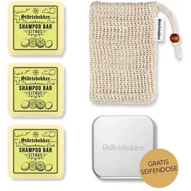 Störtebekker Shaving Accessories Störtebekker Festes Shampoo Citrus 3 x 100 g