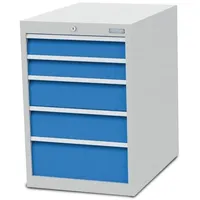 Bedrunka+Hirth Schubladenschrank T736 R 18-24 mit 5 Schubladen 2x100