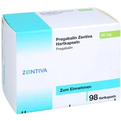 Pregabalin Zentiva 50 mg Hartkapseln 98 St