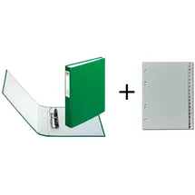 Herlitz Ringbuch DIN A5 2-Ringe Grün