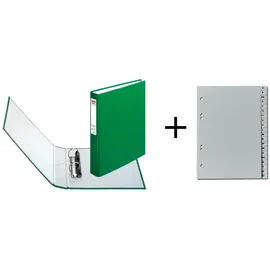 Herlitz Ringbuch DIN A5 2-Ringe Grün