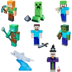 MATTEL GTP08 Minecraft Craft-A-Block Figuren - sortiert