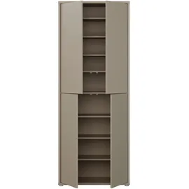 Forte Alice Springs 74,5 x 191,9 x 34,9 cm 4-türig taupe / taupe