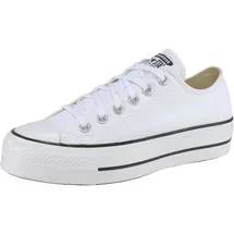 Converse Chuck Taylor All Star Platform Low Top White/Black/White 36