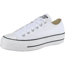 Converse Chuck Taylor All Star Platform Low Top White/Black/White 36