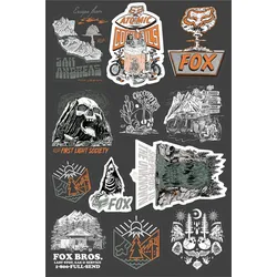 FOX Atlas Sticker Set, mehrfarbig für Männer