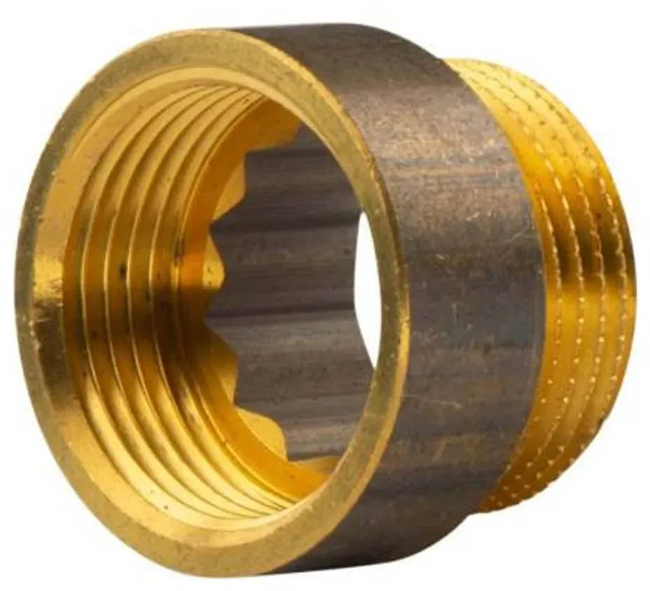 Messing Gewinde-Fitting Hahnverlängerung IG/AG 1