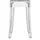 Kartell Hocker 46 cm Transparent