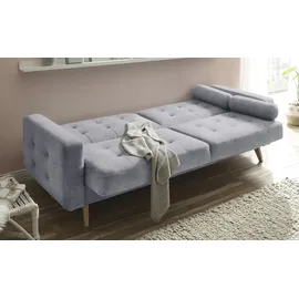 deinbett Schlafsofa mit Bettkasten Fjord ¦ grau ¦ Maße (cm): B: 226 H: 88 T: 90.0