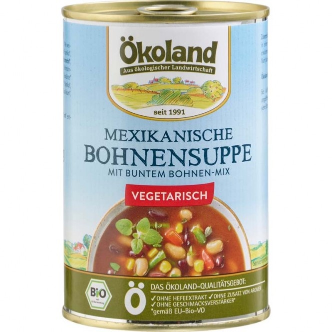 Ökoland Mexikanische Bohnensuppe bio