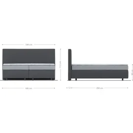 DeLife Dream-Well 180 x 200 cm H2/H3 beige