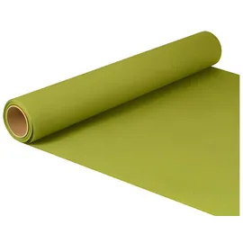 Papstar "ROYAL Collection" Tischläufer Tissue 5 m x 40 cm Olivgrün