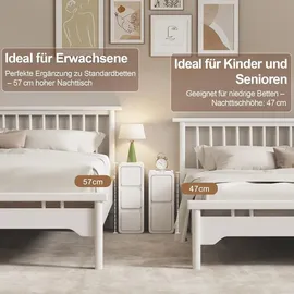luxuskollektion Nachtschrank 20 x 40 x 50 cm Weiß