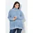 Ulla Popken Rollkragenpullover blau 50/52
