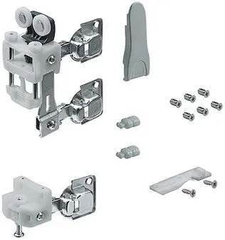 Falttür-Laufteilset,rechts, 25kg, WingLine L, 9278486, grau