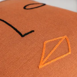 Musterring Visage Dekokissen 38 x 38 cm Orange