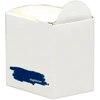 Siegelsterne selbstklebend Ø 60 mm weiß Pack á 500 Stück Siegelmarken Sterne aus Papier