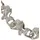 URBAN CLASSICS Pray Hands Armband Silber S/M