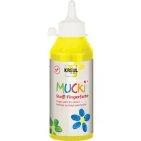 Kreul Mucki Stoff-Fingerfarbe 250 ml gelb