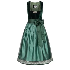 Nübler Dirndl midi Malies grün 34