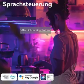Calex Smart LED Spot, GU10, PAR16, RGB-Farben & kalt- bis warmweiß Licht, dimmbar, WLAN App- & Sprachsteuerung, 3er Pack