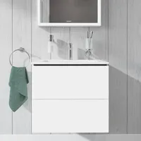 Duravit L-Cube Waschtischunterschrank, 2 Auszüge, LC625602222,