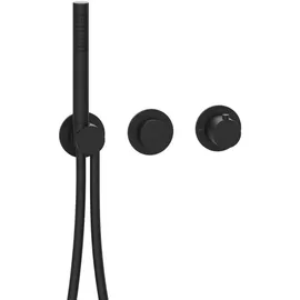 Herzbach MODUL7 PUSH Duschthermostat Unterputz für 1 Verbraucher Schwarz matt 70.701003.1.12