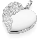 GIORGIO MARTELLO MILANO Medallionanhänger Medaillon Herz mit Flügel Silber